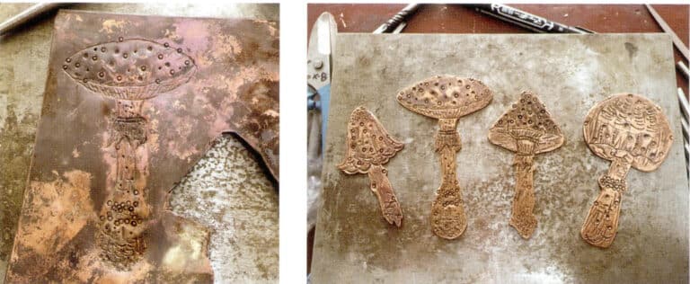 6. Replace different patterned chisels to further enrich the design.