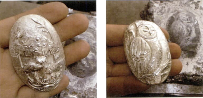 16. This method can create a series of curved surface engraving works.