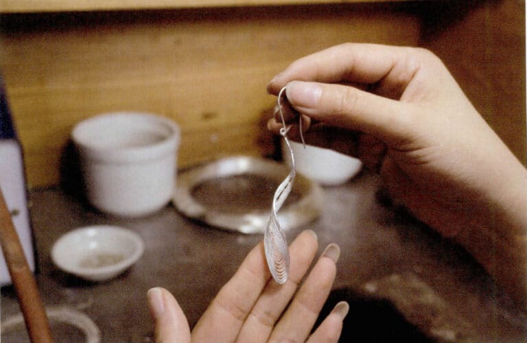 Sea Breeze, Earrings, Filigree Craft