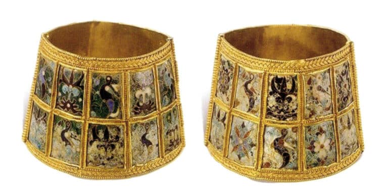 [Bracciale, oro, penne, 800-1000