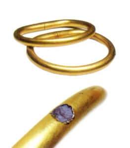 Bracciale d'oro avvolto