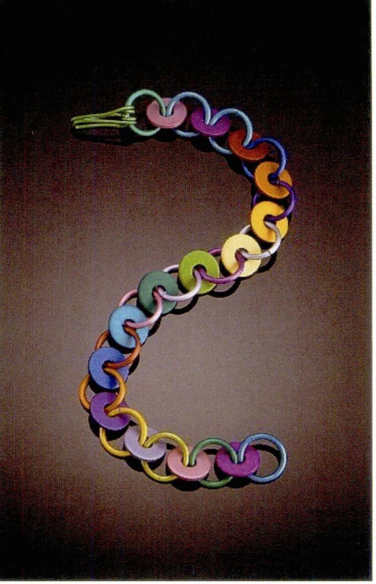 Collana, distanziatore in alluminio anodizzato