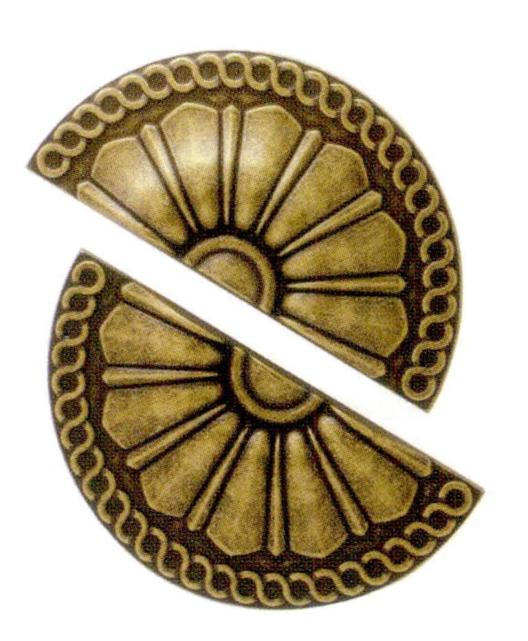 Decorazioni vintage in lega di zinco