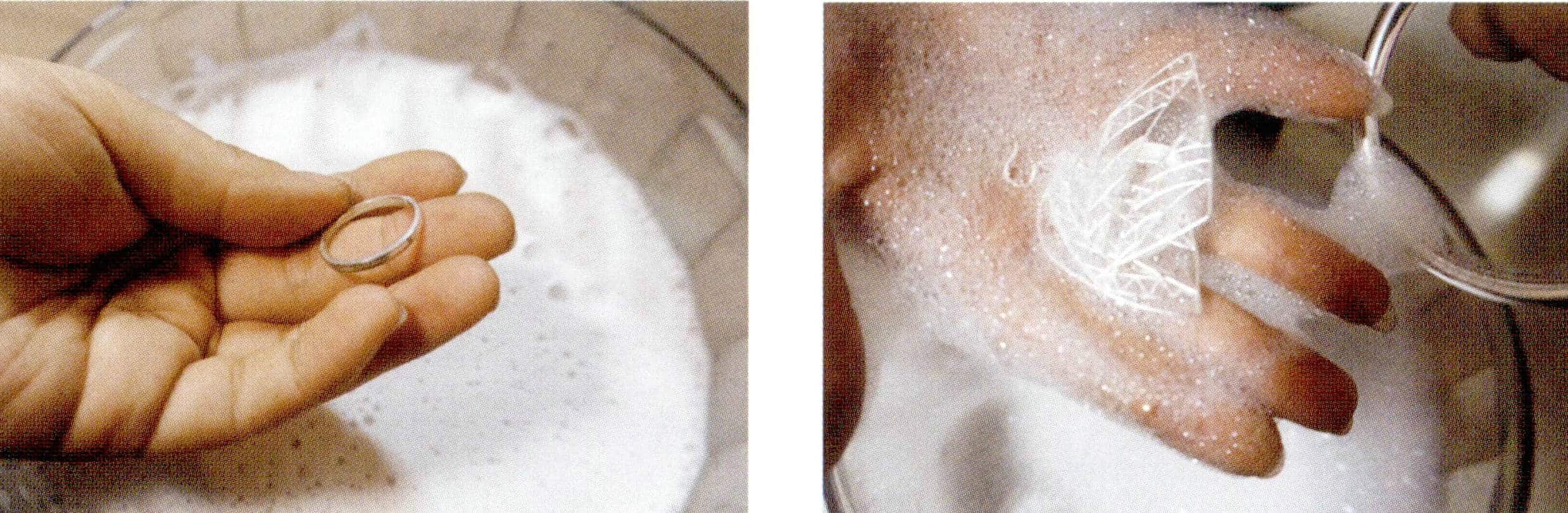 Магнитный тумблер полирует серебряные украшения