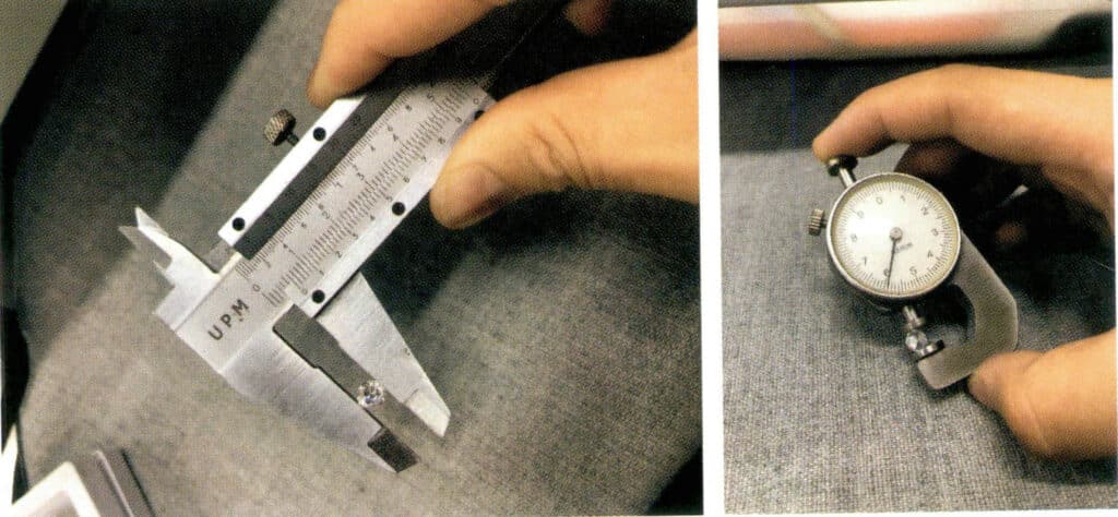 Figure 4-19 Measuring the diameter of the gem