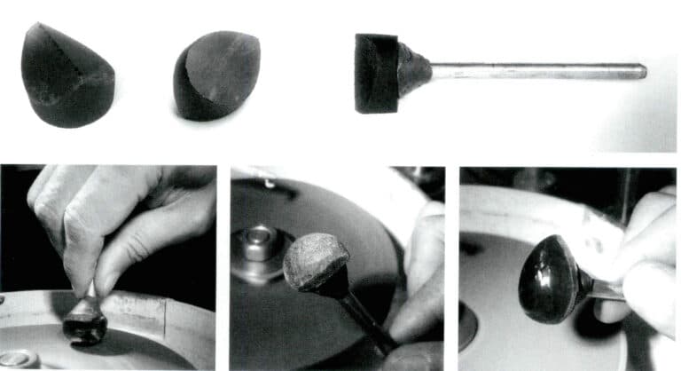 図8-4 単一カーブ宝石の加工ワークフロー