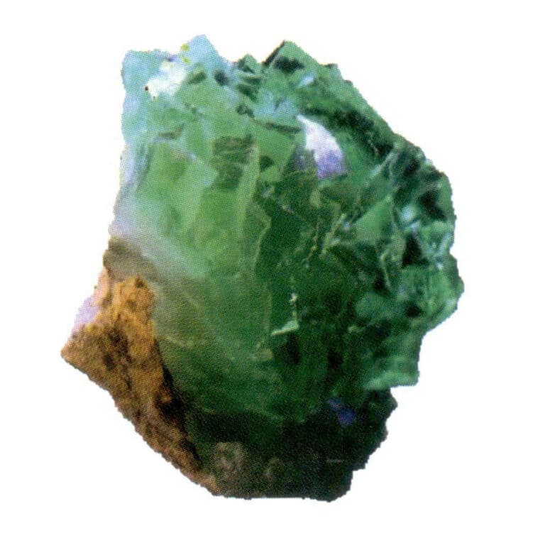 Figure 1-14 Geometric shapes of fluorite crystals