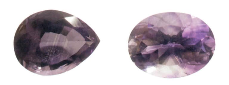 Figure 1-37 Color bands and color shapes of amethyst