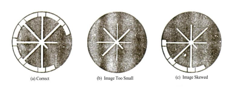 Figure 4-13 Image of the radiation thermometer aiming