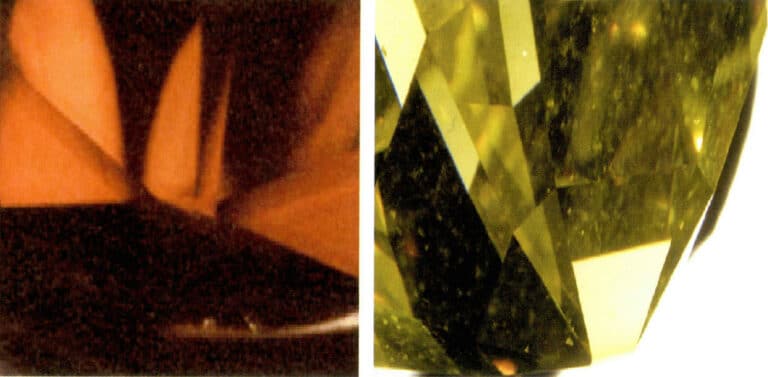 Figure 5-21 Uneven color distribution after irradiation treatment