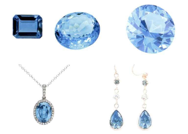 Rysunek 5-29 Napromieniowany niebieski topaz