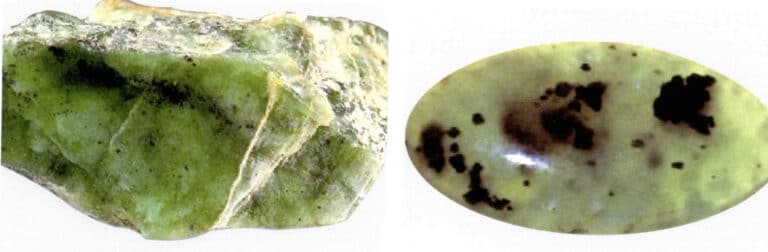 Figure 6-27 Distribution of chromite in serpentine jade