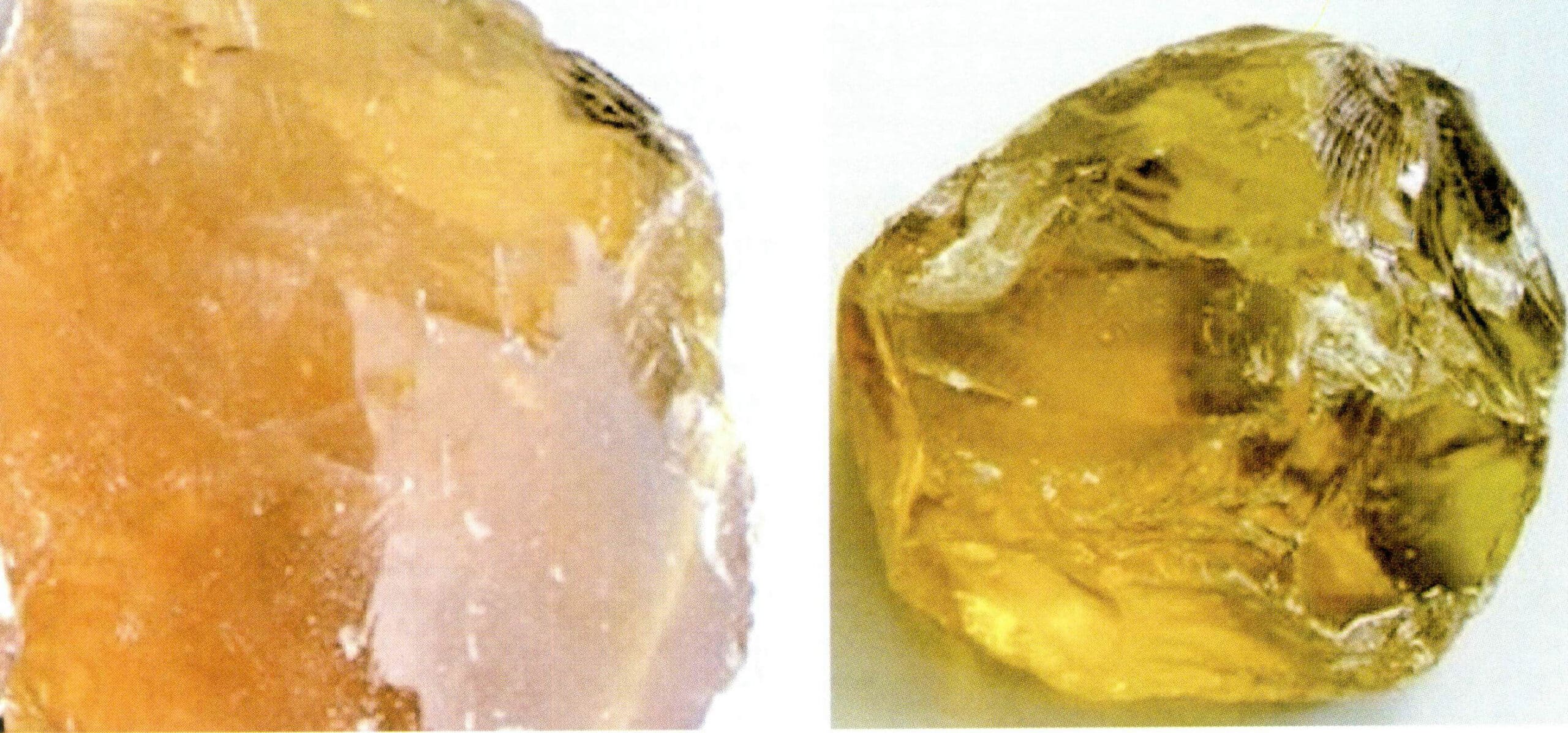 Figure 7-10 Colophony used to imitate amber