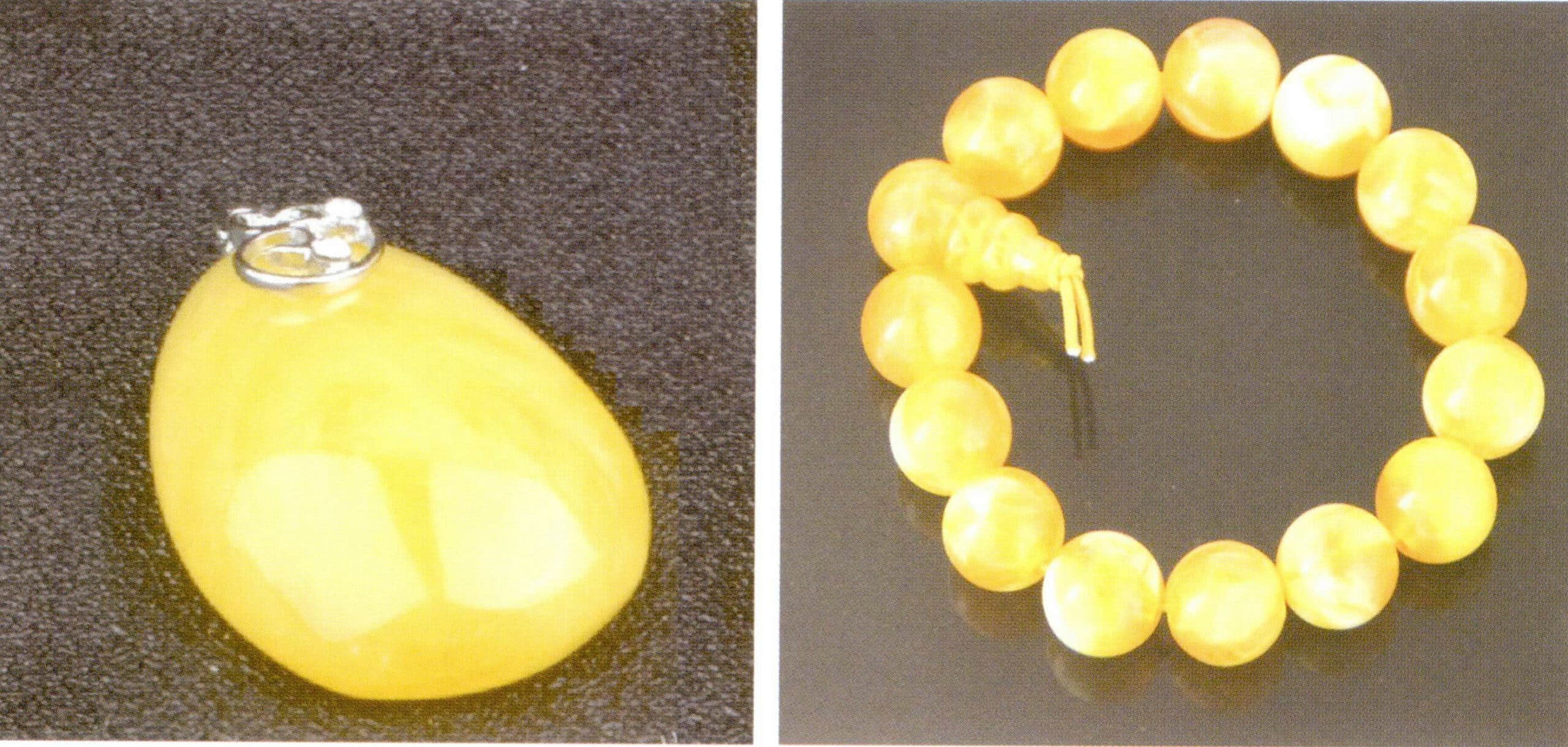 Figure 7-12 Plastic amber imitations