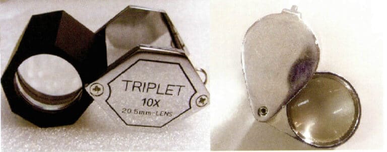 الشكل 2 - 1 العدسة المكبرة المحمولة باليد
