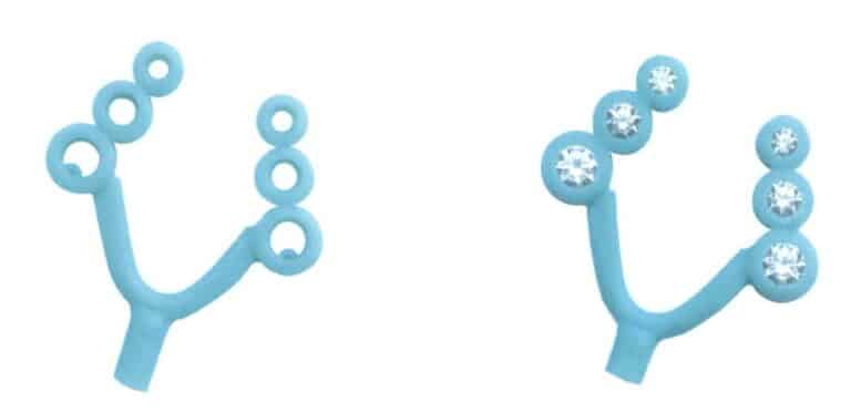 Рисунок 10-5 Установка воска (установка смыва) модели воска