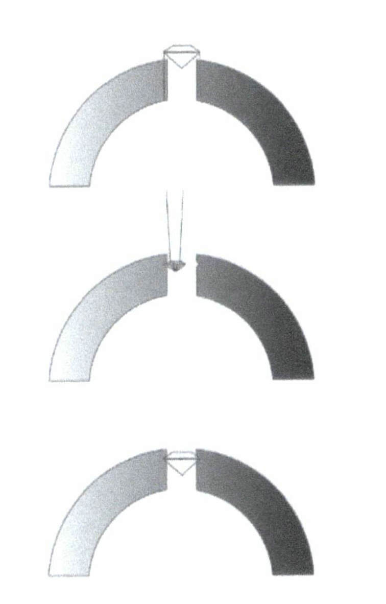 Figura 7-12 Esquema do entalhe