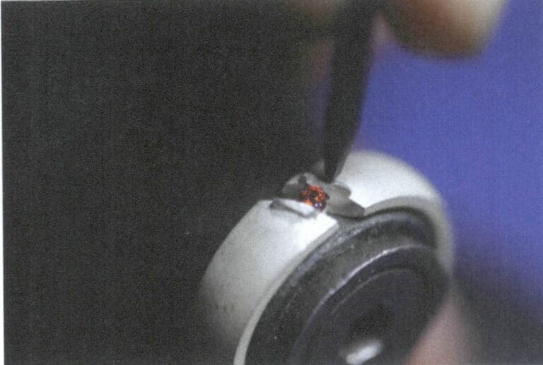 Figura 7-21 Colocação da pedra (2)