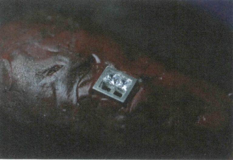 Figura 7-30 Colocação das pedras