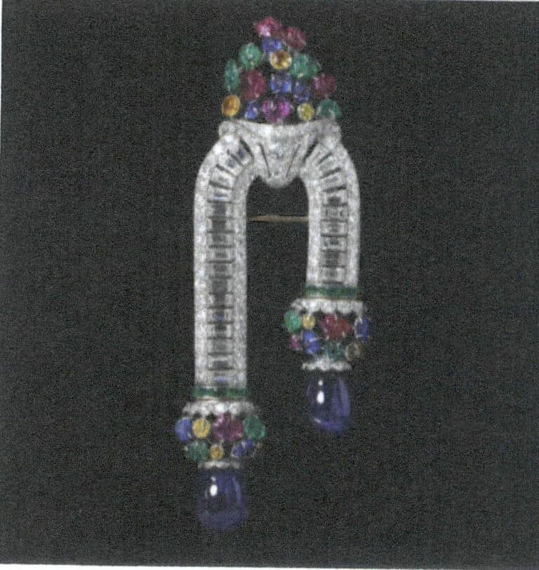 Figura 8-23 Broche Van Cleef & Arpels (coleção do Museu V&A)