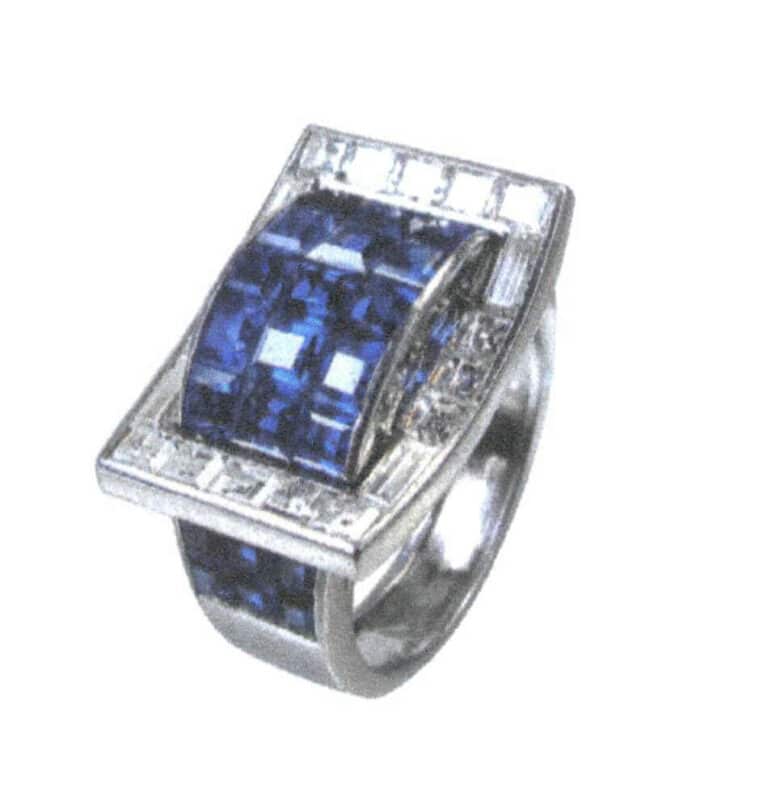 Figura 9-19 Jóias de ajuste invisíveis (1)