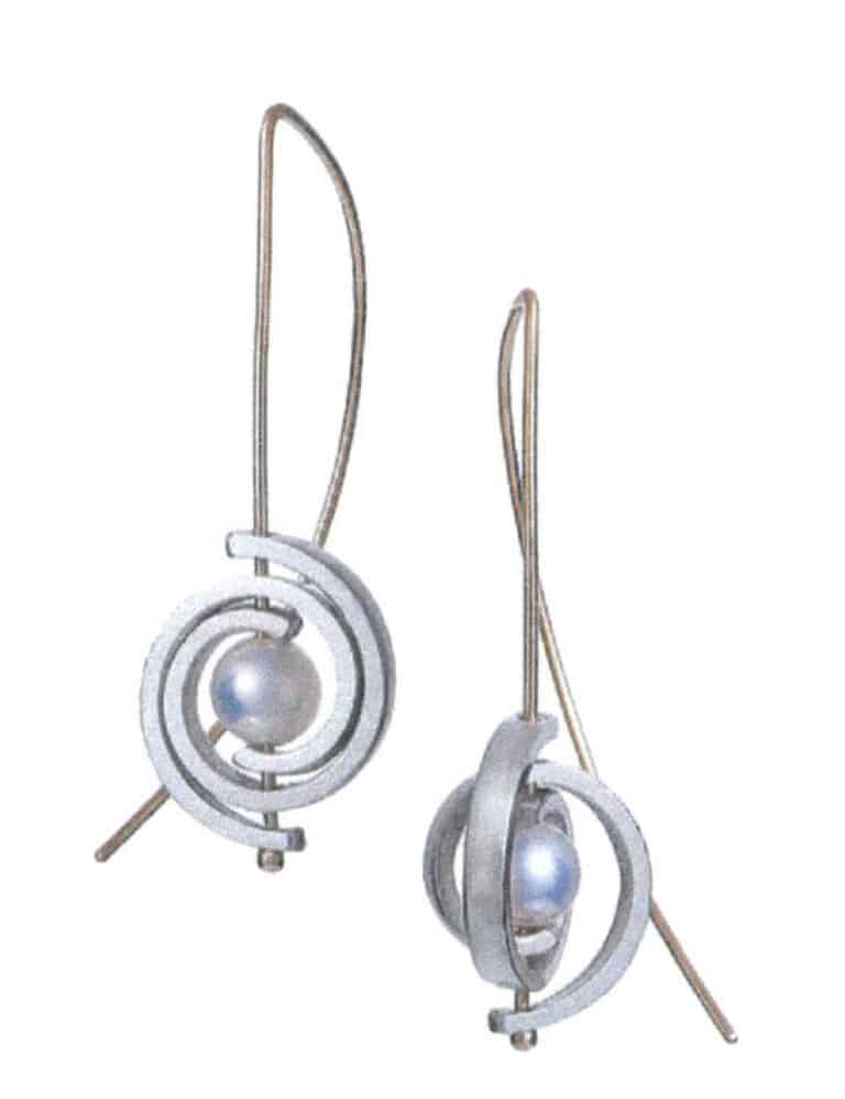 Рисунок 11-5 Серьги из бисера с жемчугом