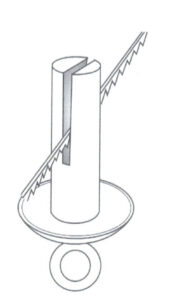 Рисунок 11-15 Распиливание металлической проволоки