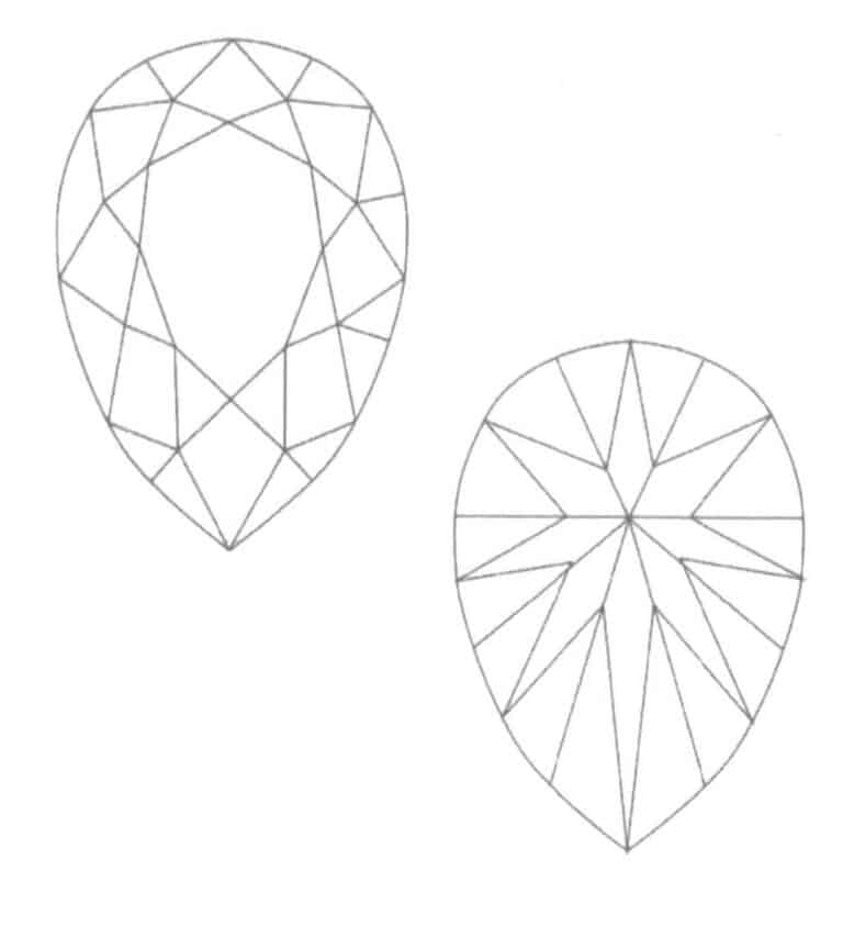 Figure 1-14 Drop-shaped cut gemstone