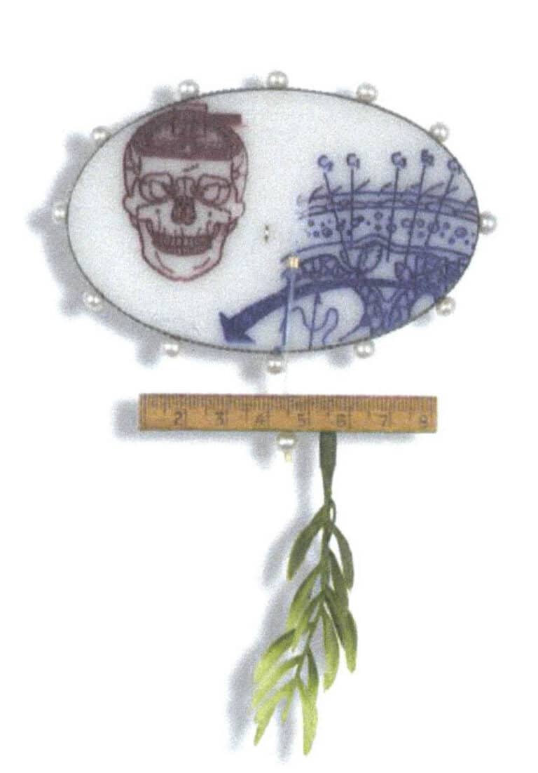 Figure 1-55 Jack Cunningham's artistic jewelry work - Brooch (1)