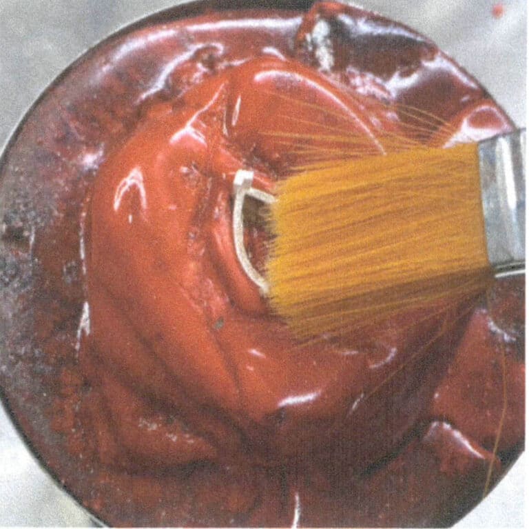 3-12. ábra A kőbeállító pozíció tisztítása