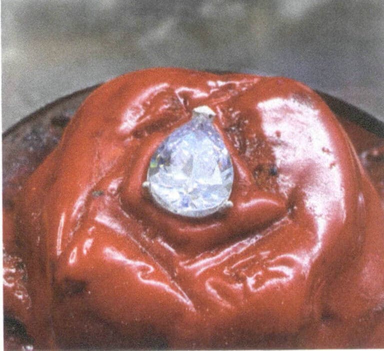 3-15. ábra A kő elhelyezésének felülnézete