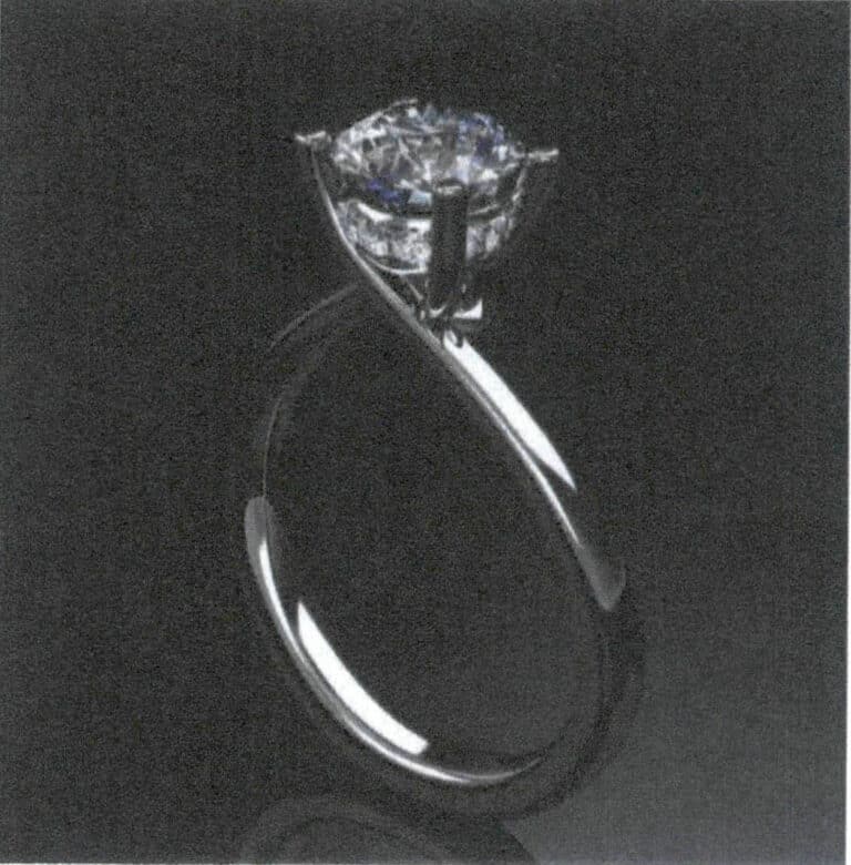 3-23. ábra Négykarikás gyémántgyűrű