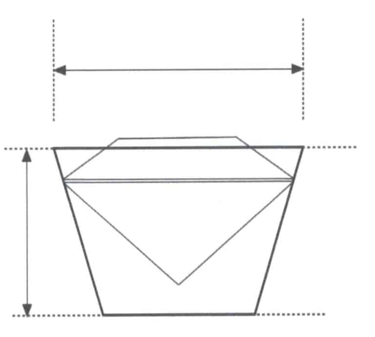 3-25. ábra A kőfoglalat oldalnézetének megrajzolása
