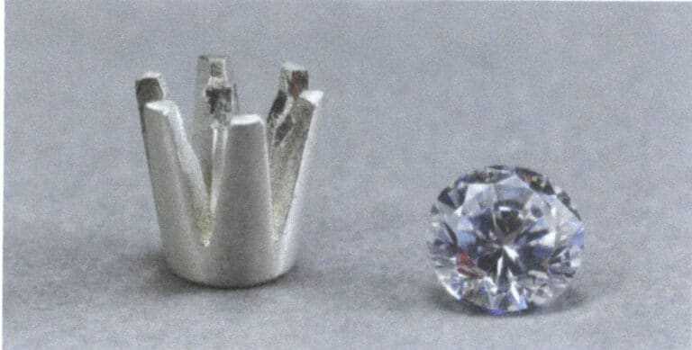 3-50. ábra A drágakő és a kő foglalatának előkészítése