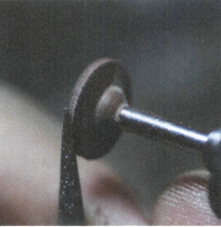 3-71. ábra Módosított gumi polírozó kerék