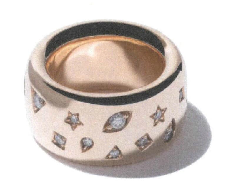 4-1 ábra Pave foglalatú gyűrű