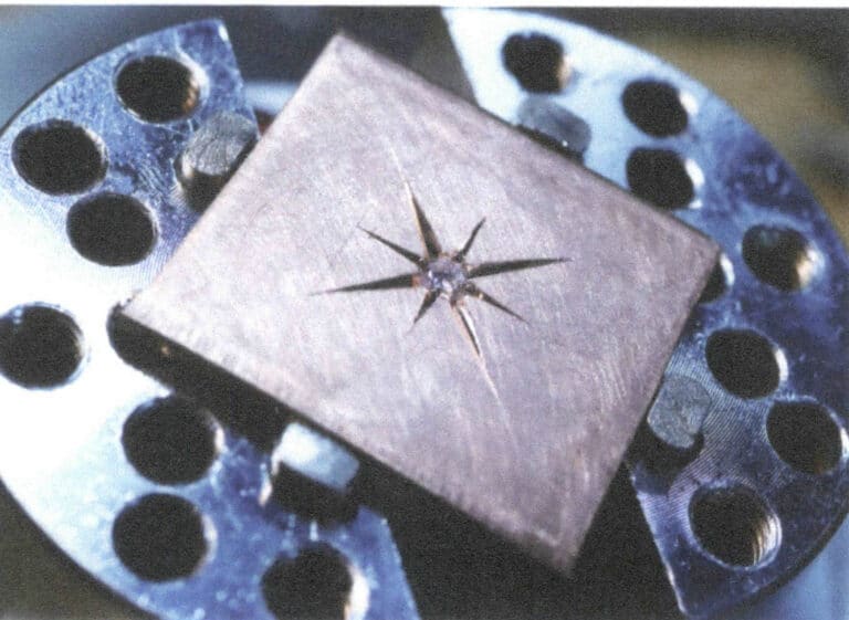 4-50. ábra Befejezett nyolcágú csillag kavicsos beállítása