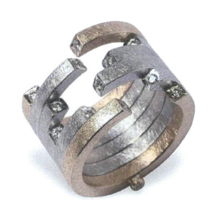 4-69. ábra Pave foglalatú gyűrű