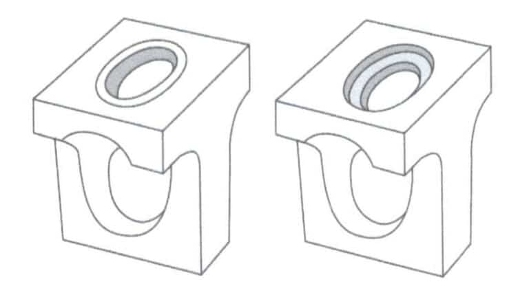 Figura 6-24 Esculpir a posição de ajuste