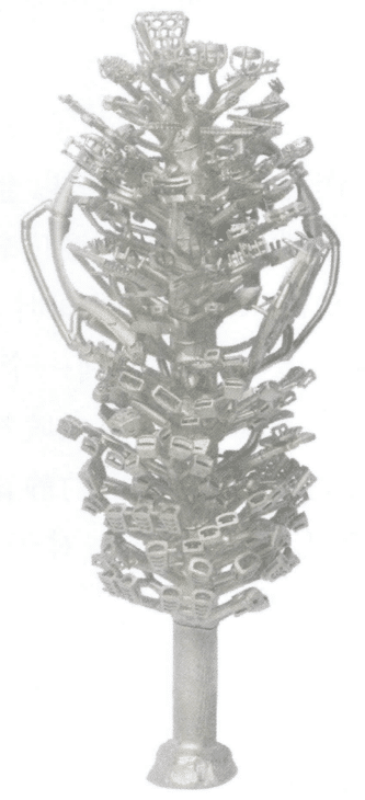 Figura 8-10 Albero di metallo dopo il lavaggio