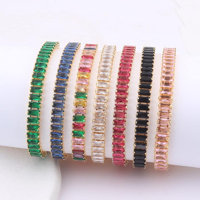 colorful cubuc zircon bolo bracelet (3)