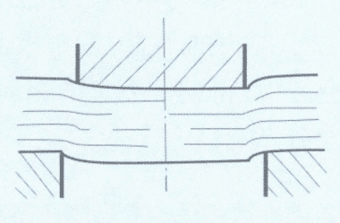 Initial burr roll, permanent burr roll