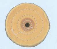 disco ruota in feltro di lana giallo