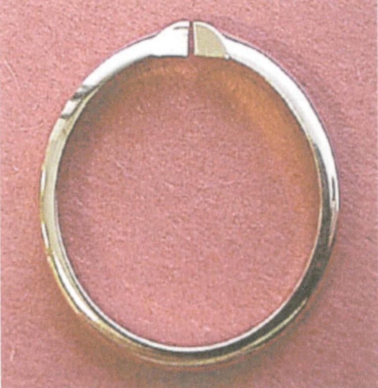 Figure 8-31 The ring shank after full round polishing (According to Klotz F, 2003)