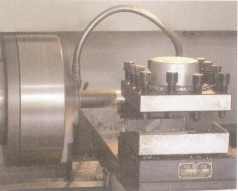 Figure 8-19 Grinding the die shanks