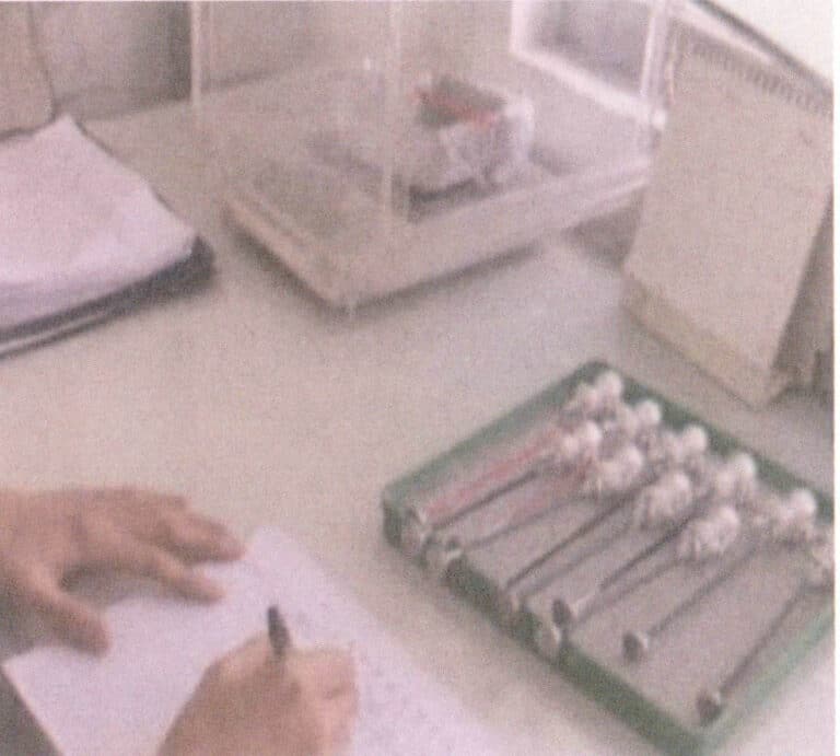 Рисунок 9-9 Взвешивание