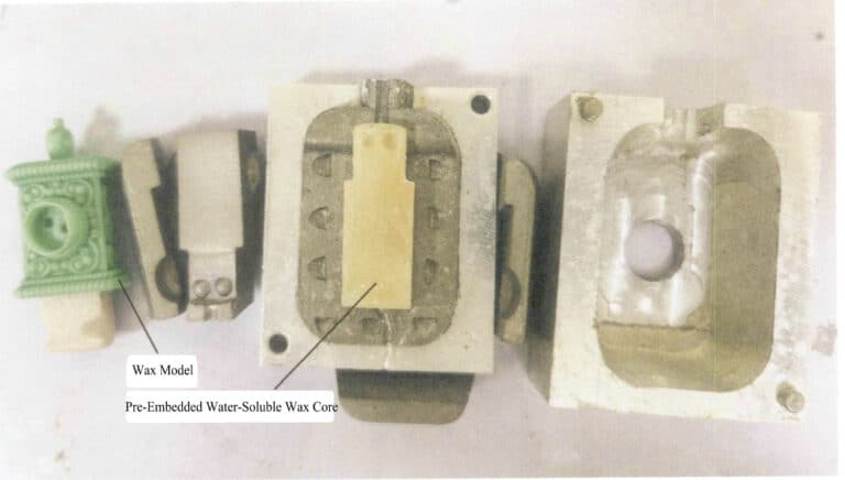 Figure 3-31 Water-soluble wax hollow jewelry steel mold