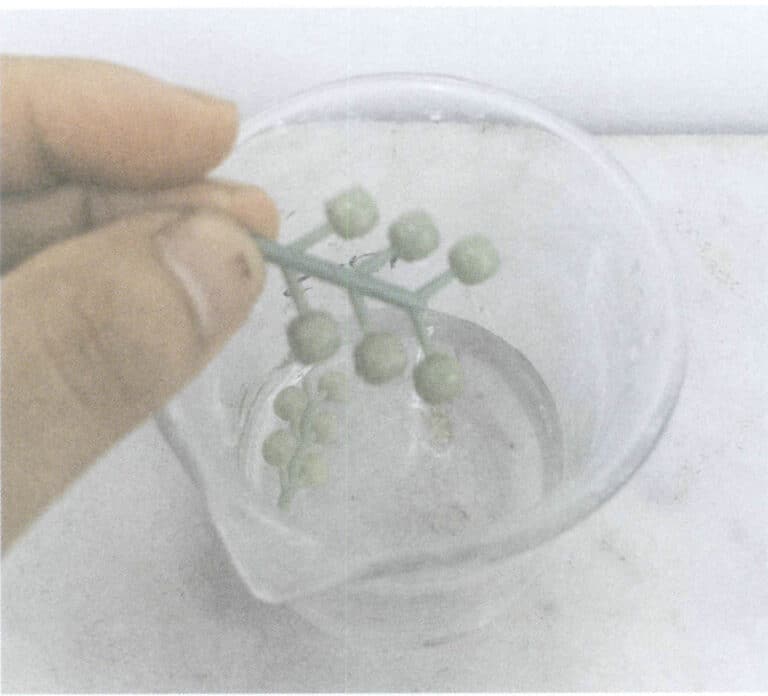 Figure 3-39 Dissolve the water-soluble wax core