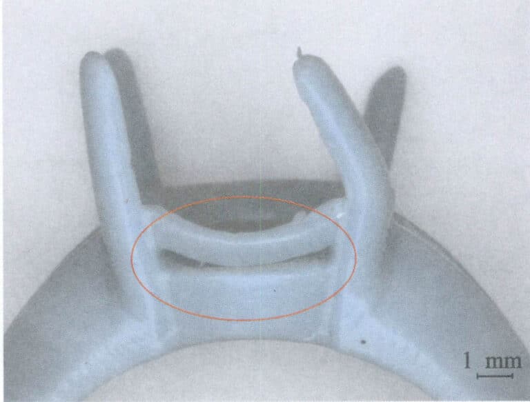 Figure 3-46 Wax mold deformation