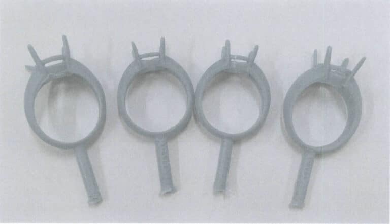 الشكل 4-10 هيكل القالب الشمعي